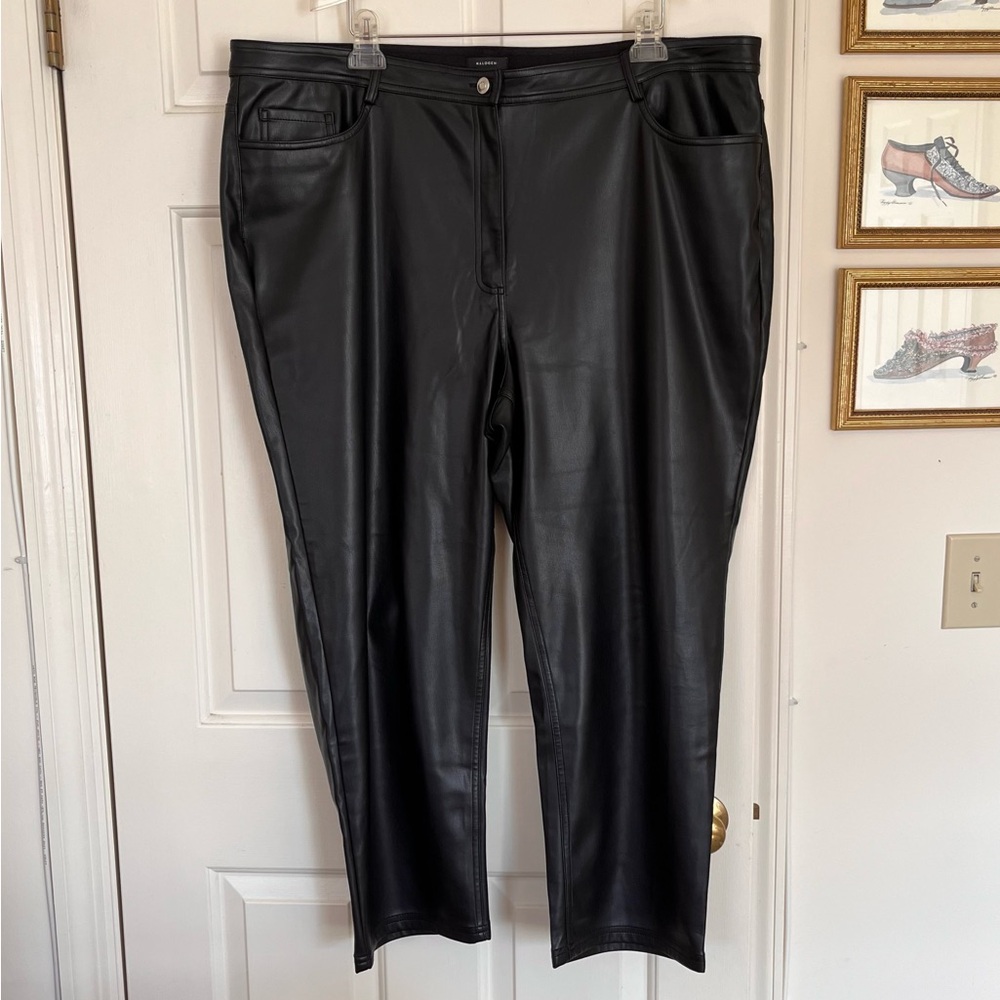 Halogen Faux Leather Pants Size 20W